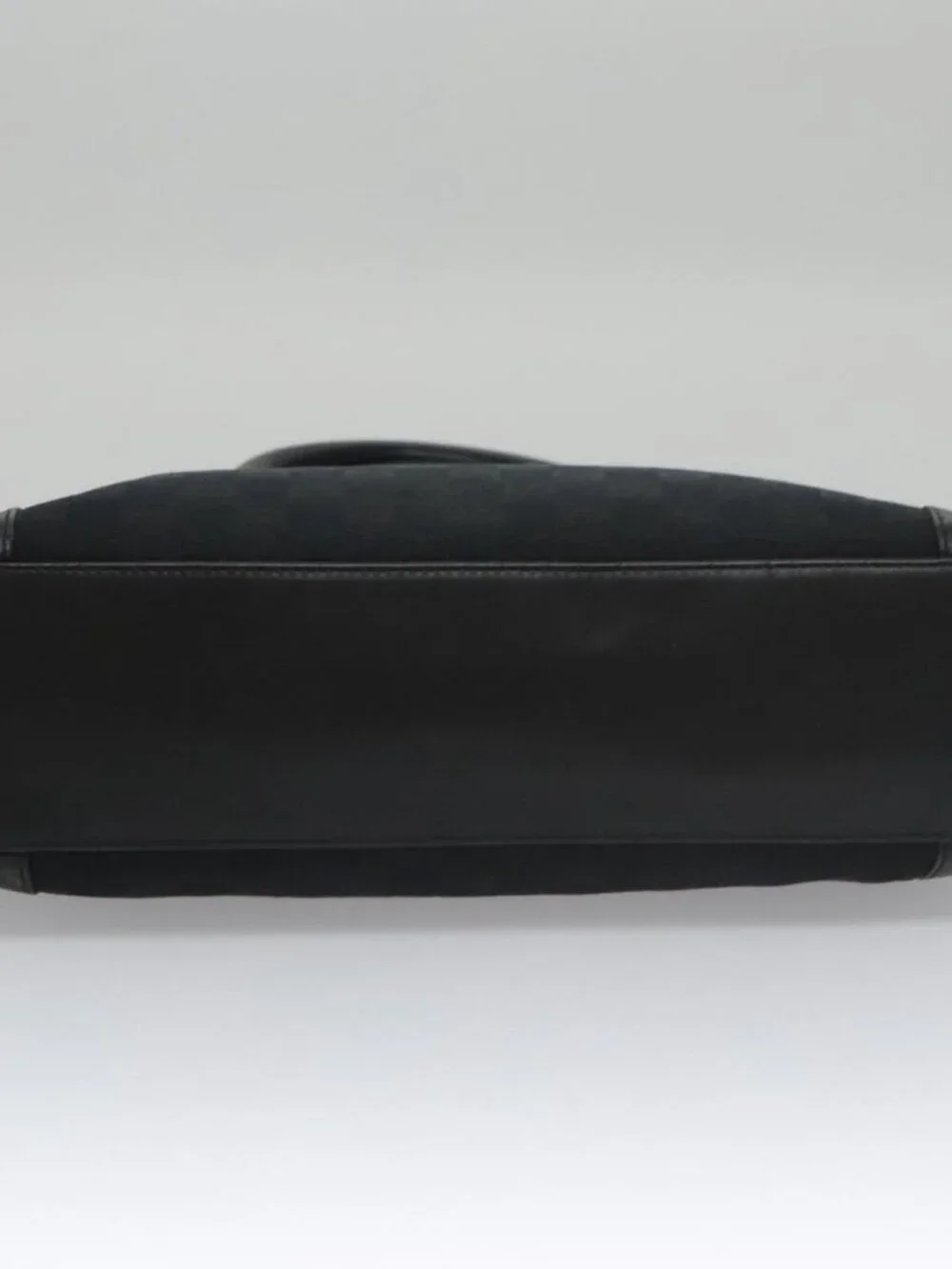 GUCCI GG Canvas Hand Bag Black 33890 Auth ep7056